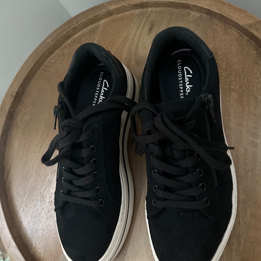 NEW Clark’s Women’s Cloudsteppers size 8 Audreigh Sky Black - Picture 2 of 4